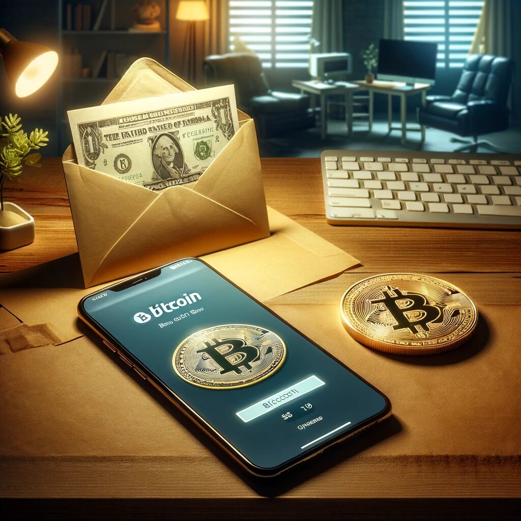 Mailing Cash for Bitcoin
