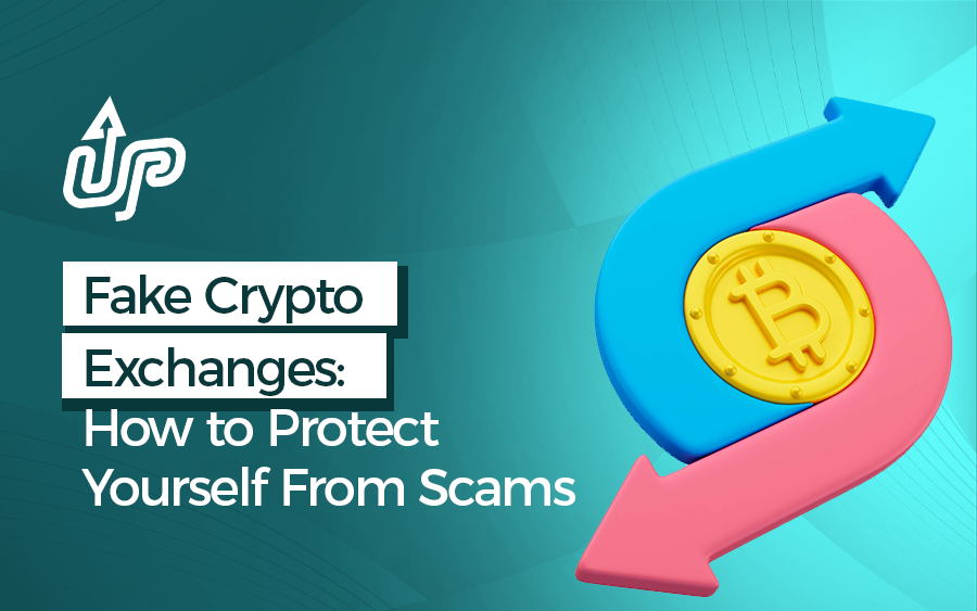 An image with the write up: fake crypto exchanges.