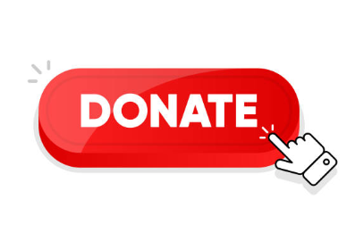 A red "donate" call to action button