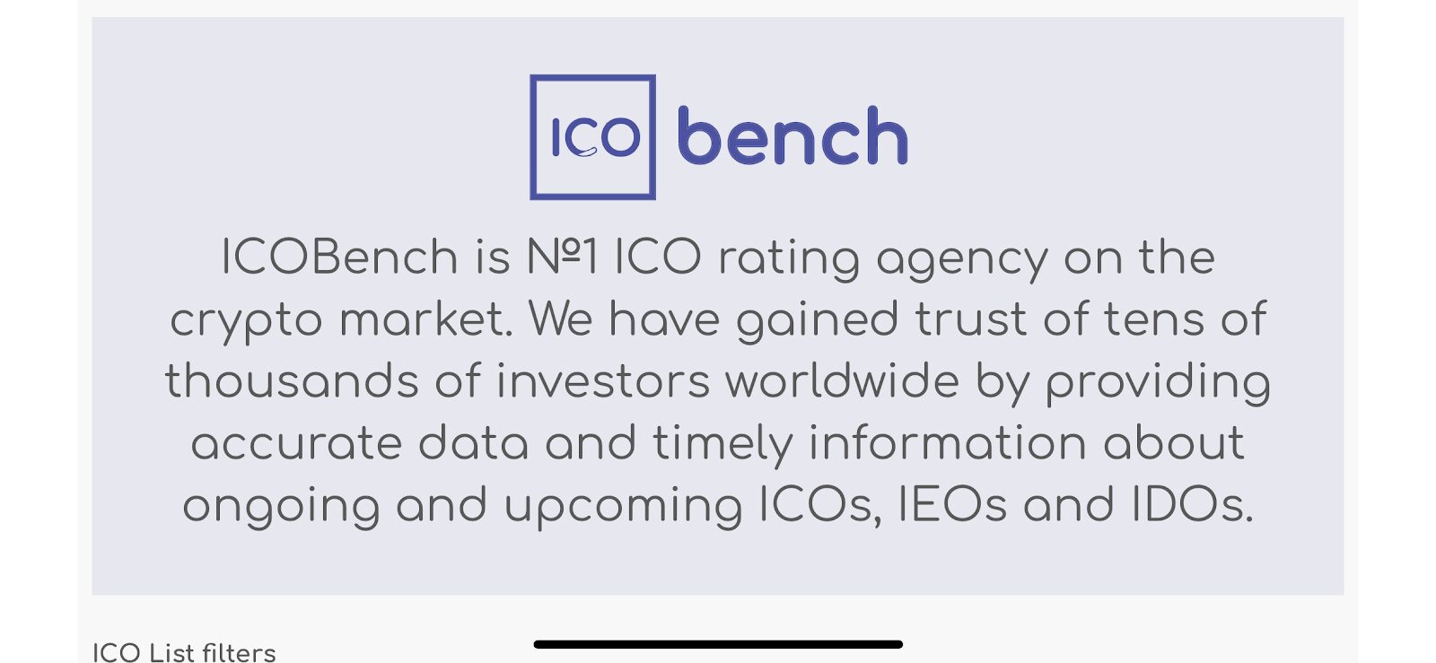 Icobench: How to Buy New Crypto Before Listing in 2024