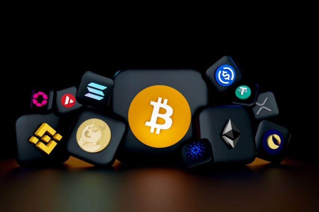 アルトコイン統計:ビットコインとその他の暗号通貨を示す画像