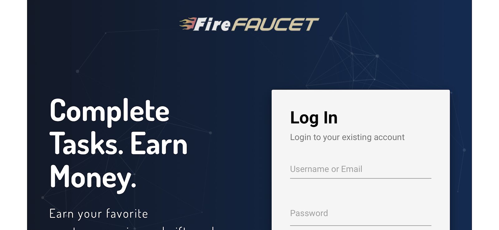 Fire Faucet Dashboard