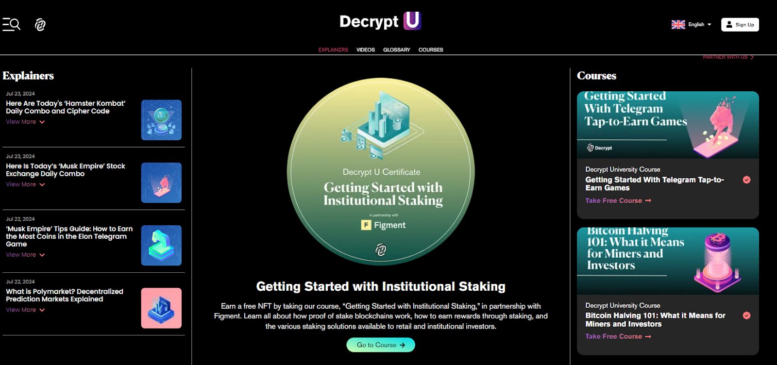 Decrypt website best crypto news websie