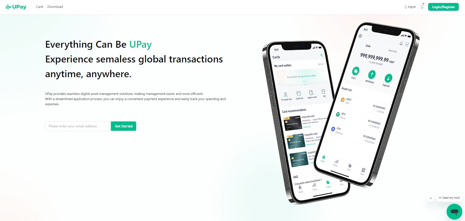 UPay website