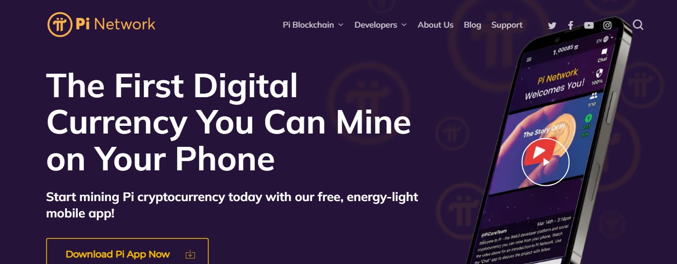 Screenshot of Pi Network