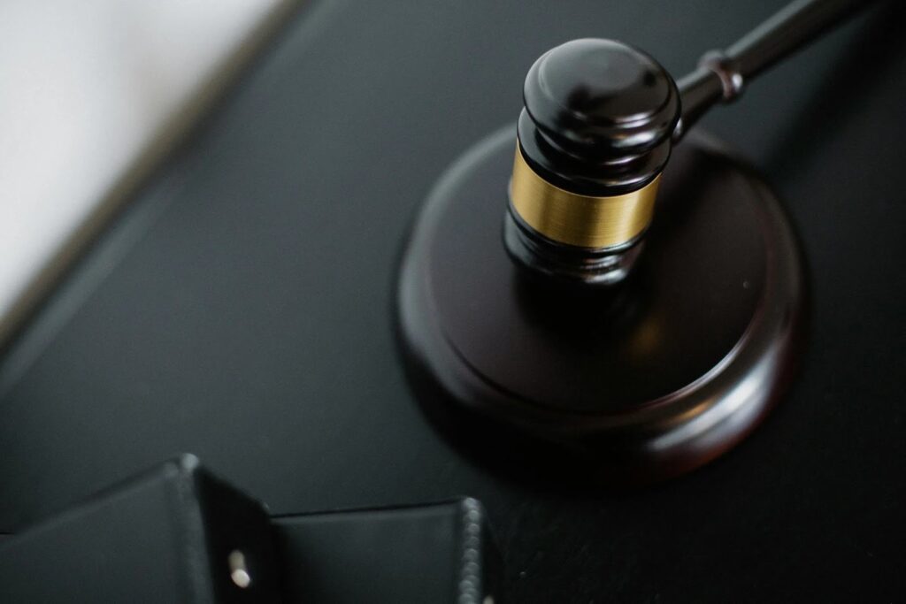 Close-up Photo of a Wooden Gavel.