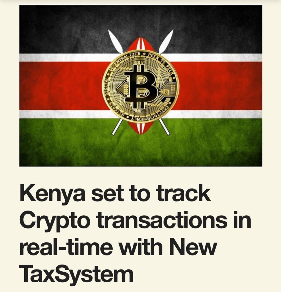 An Image of a News Headline Reporting Kenya’s New Real-Time Tax System