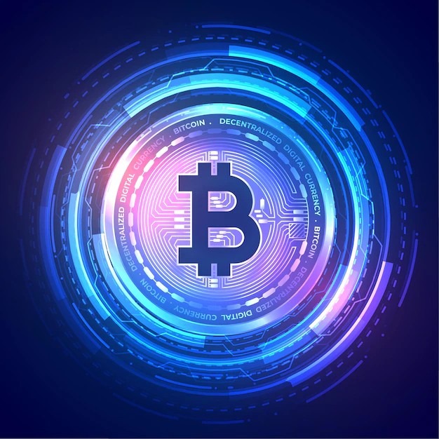 Technology Bitcoin Background