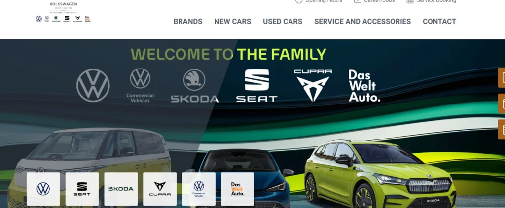 Volkswagen Group Singapore Homepage