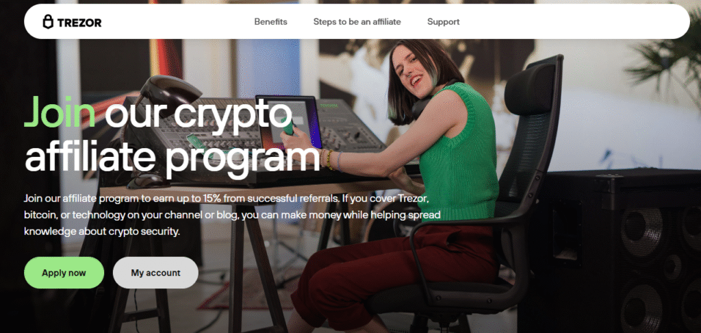 Trezor affiliate