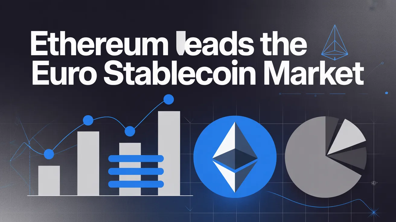 Image montrant qu'Ethereum domine le marché des stablecoins en euros