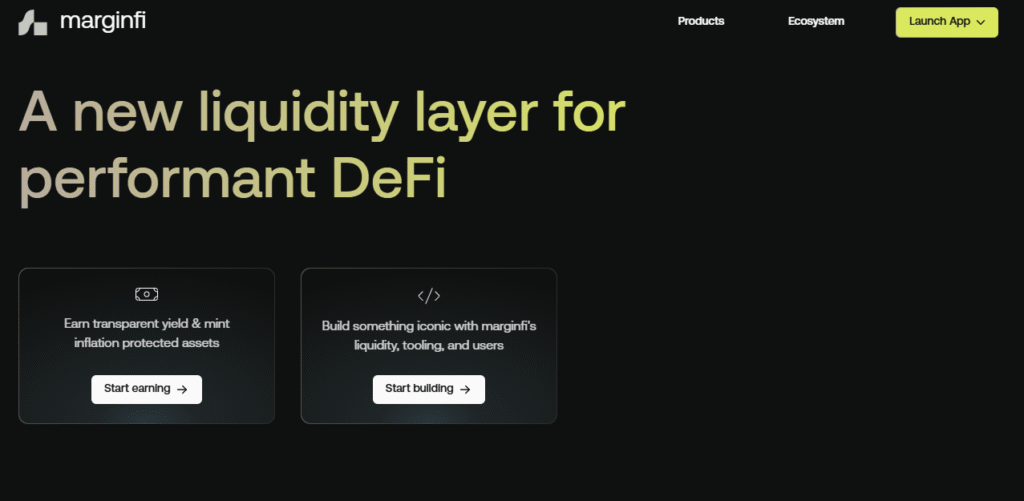 Marginfi homepage