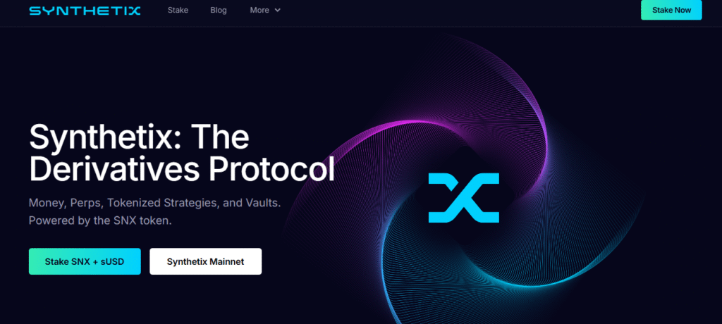 Synthetix homepage