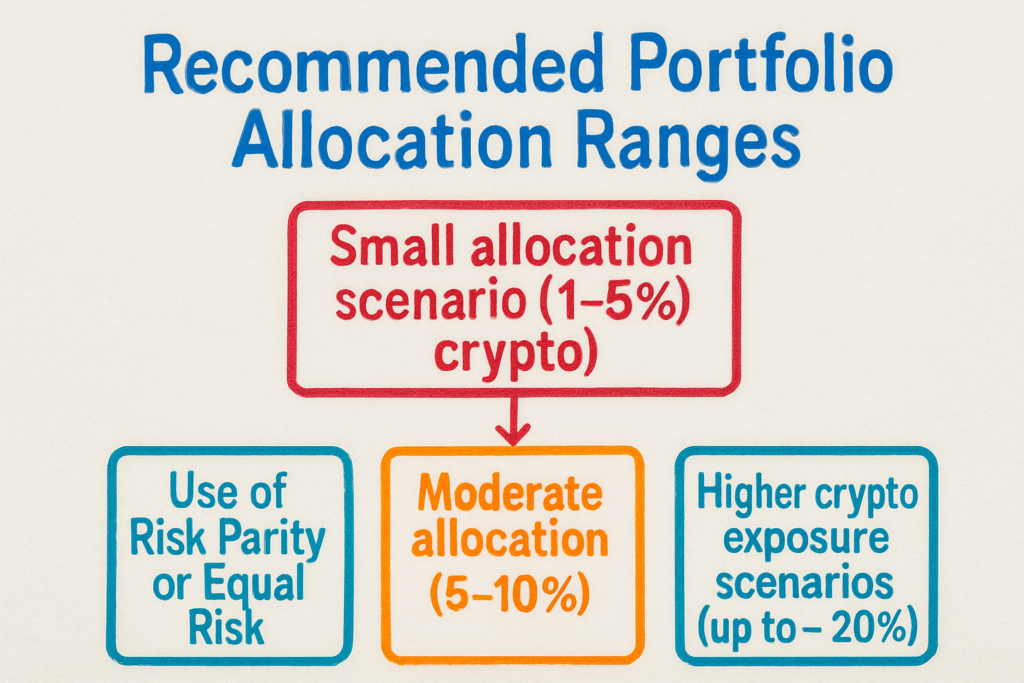 Image showing recommended portfolio allocation ranges