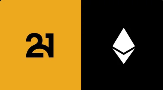 21Shares and ETH logo