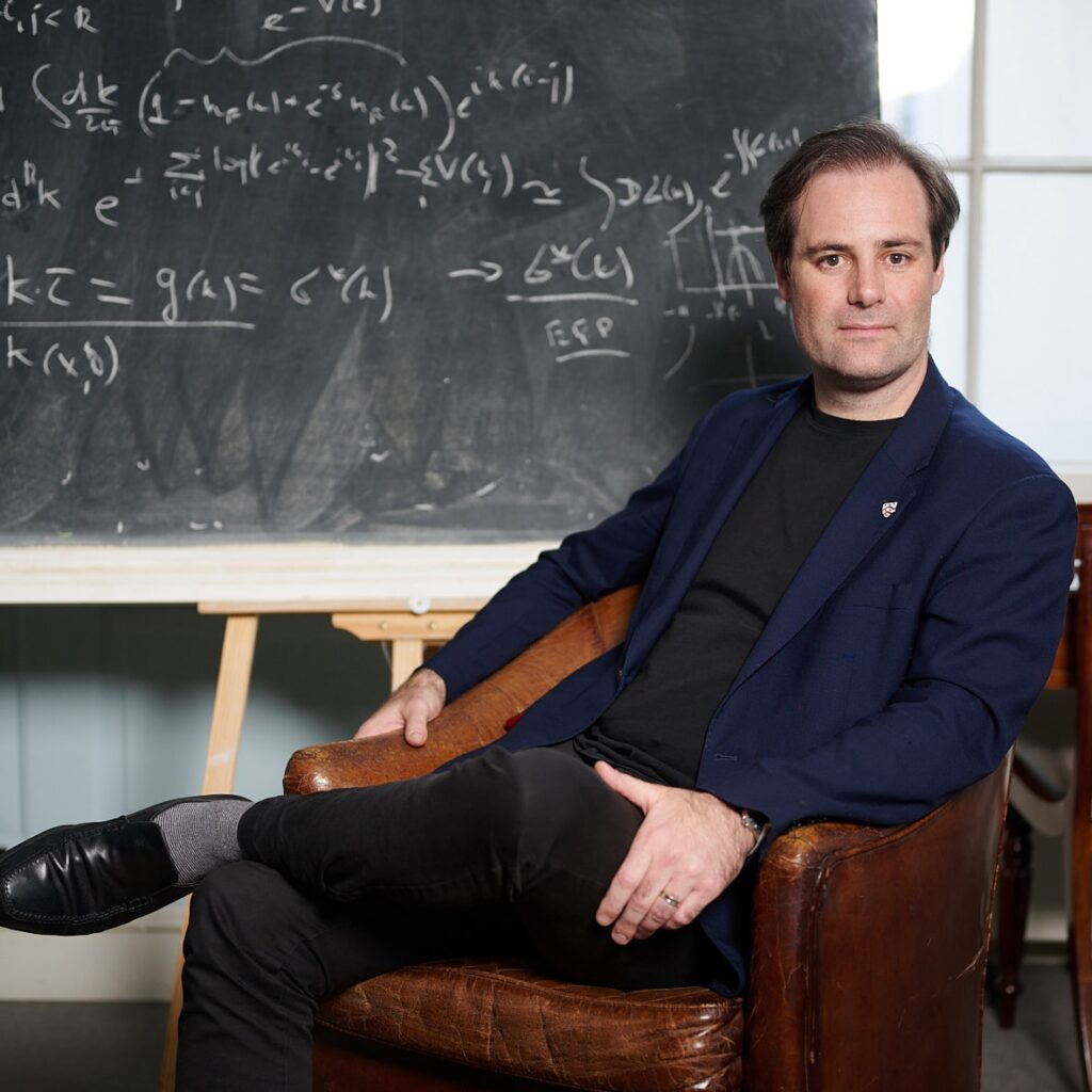 Ben Delo at the London Institute for Mathematical Sciences. Photo by Andrei Luca
