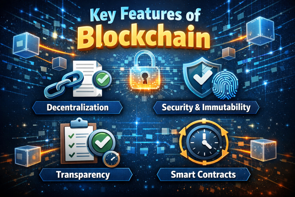 Key features of blockchain