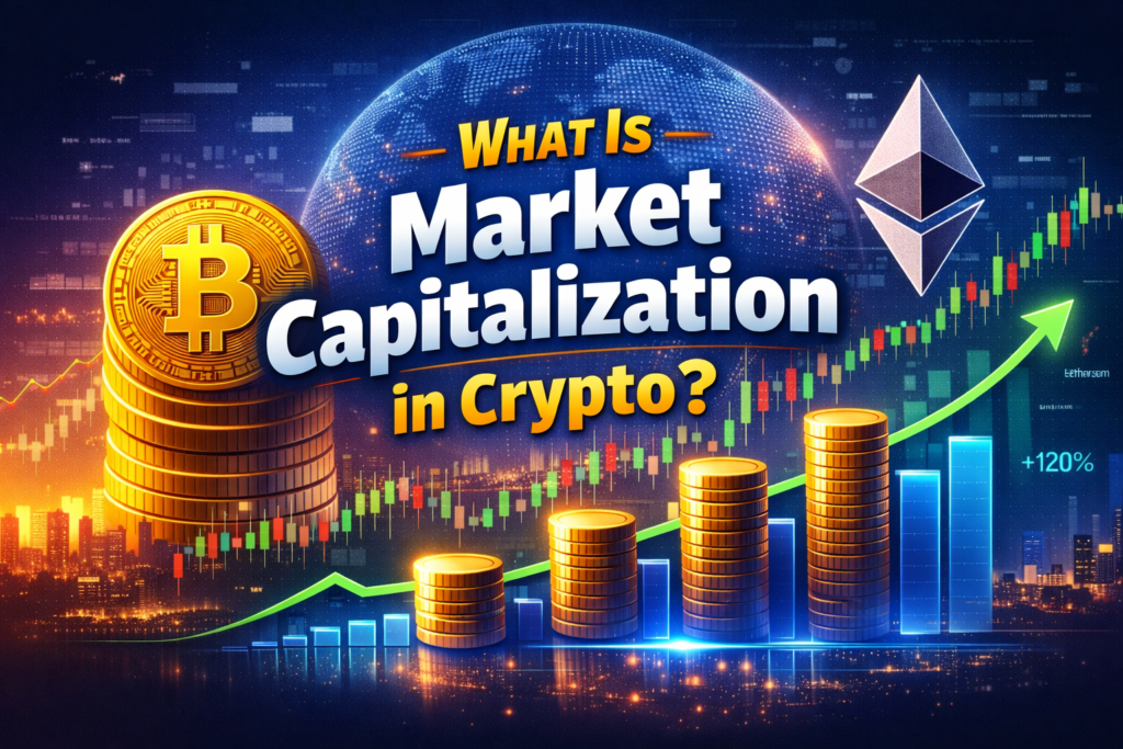 Image showing the text “What is market capitalization in crypto”