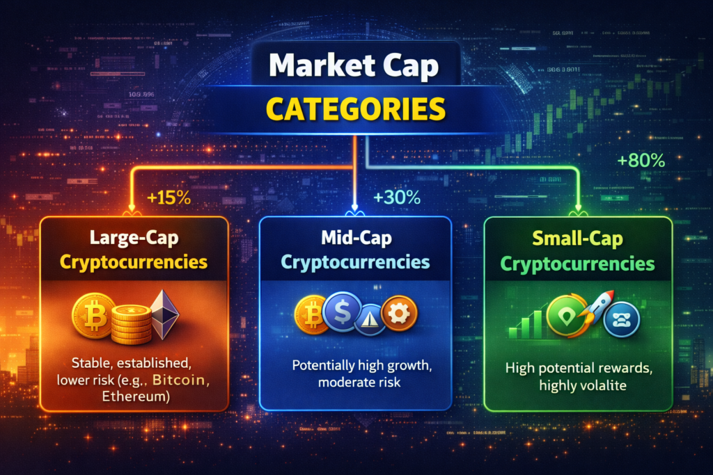 Image showing Market cap categories 