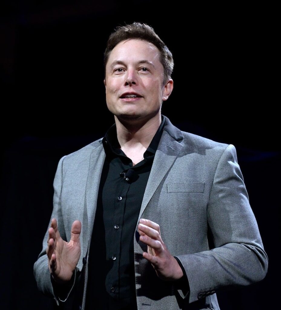 Portrait of Elon Musk
