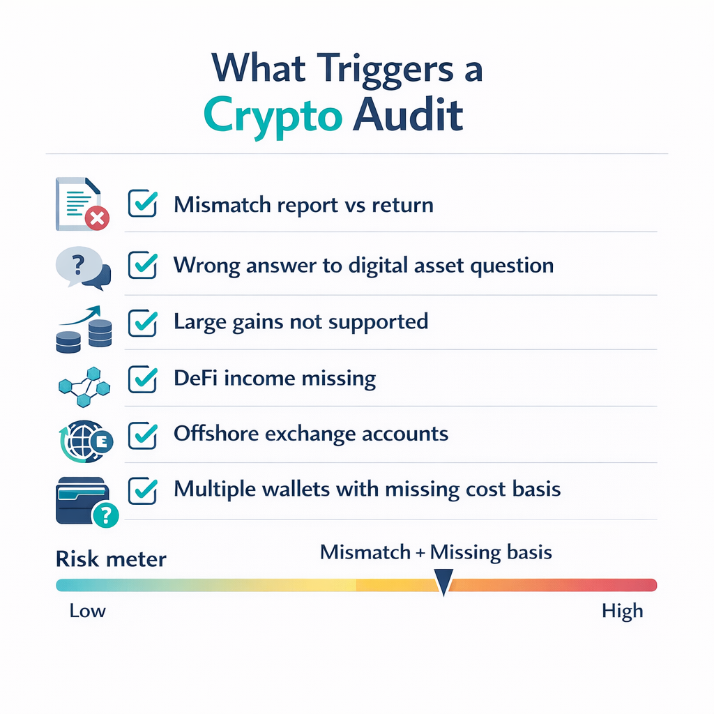 What triggers a crypto audit