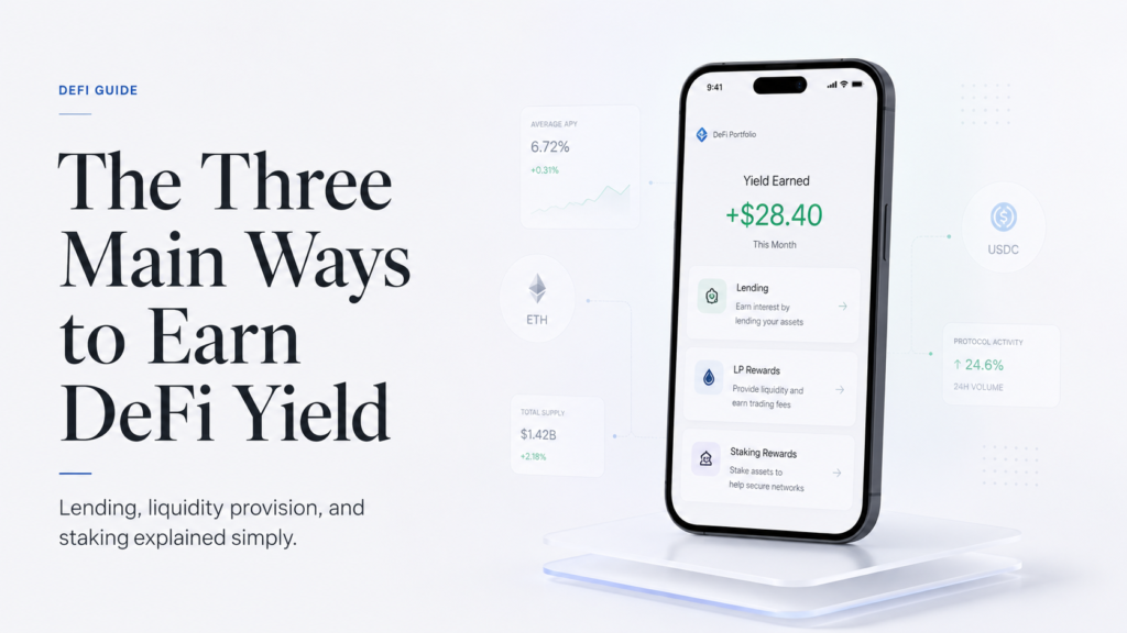 ways to earn defi yield