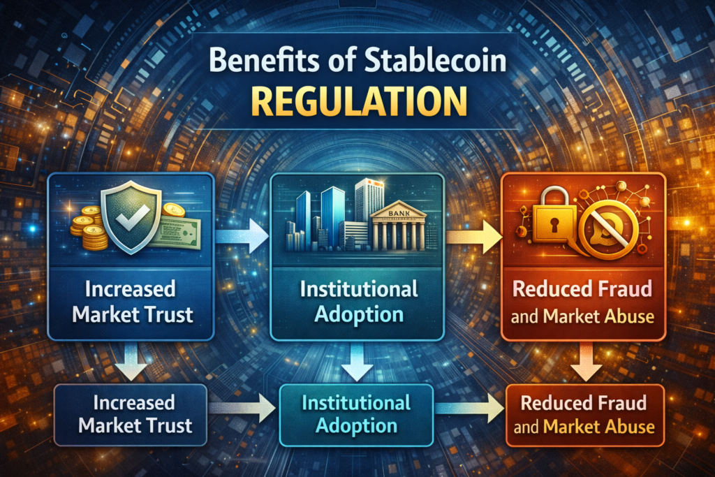 Image showing the benefits of stablecoin regulation