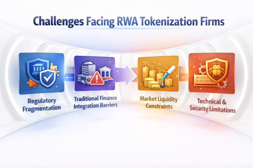 Image showing the challenges facing RWA Tokenization
