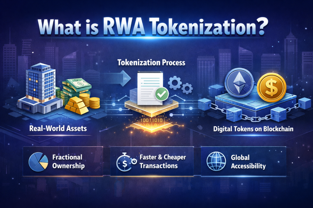 Image showing the text “what is RWA Tokenization”
