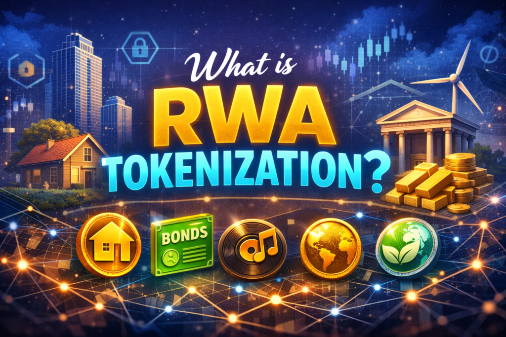 Image showing the text “what is RWA tokenization”