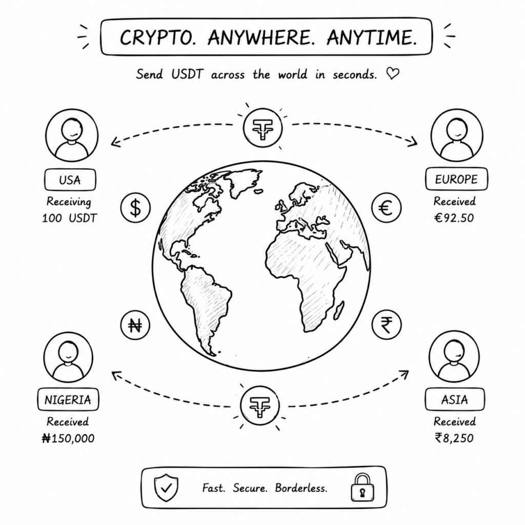 USDT Conversion by Region
