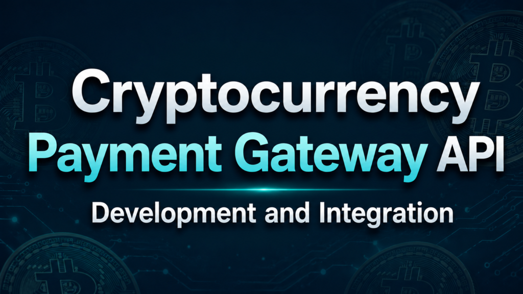 ai-generated image of crypto payment API banner
