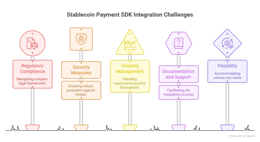 Stablecoin Payment SDK integration challenges