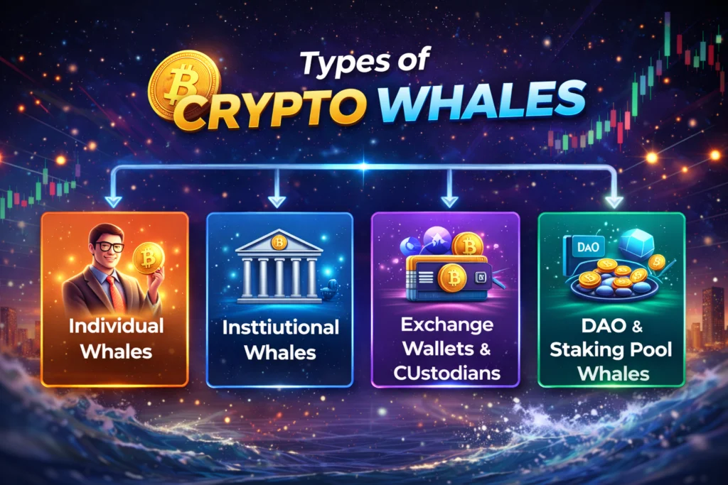 image showing the types of crypto whales