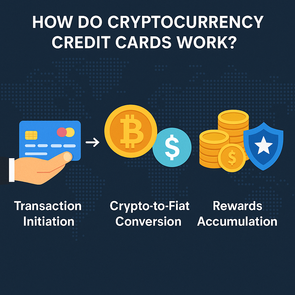 how do cryptocurrency credit cards work