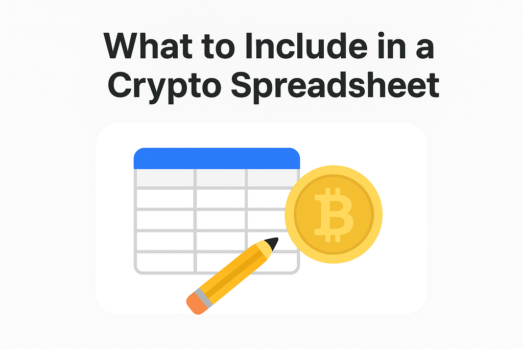 Crypto tracking spreadsheet; How to Keep Your Spreadsheet Updated Efficiently