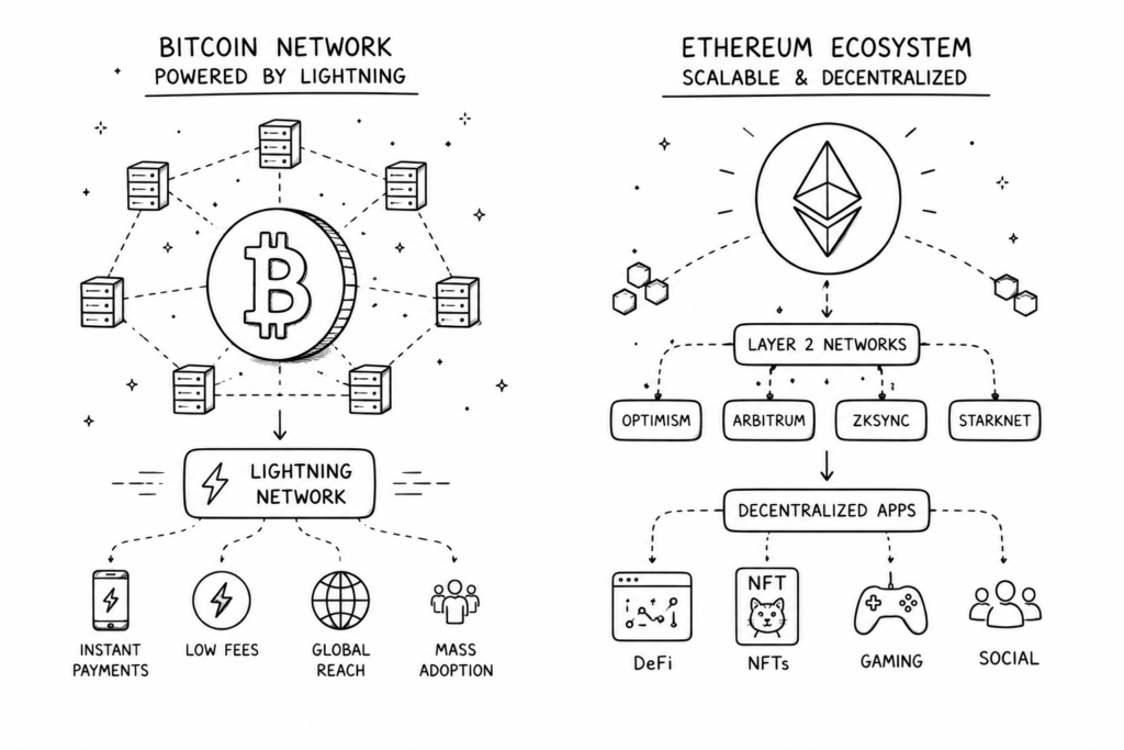Bitcoin vs Ethereum’s future