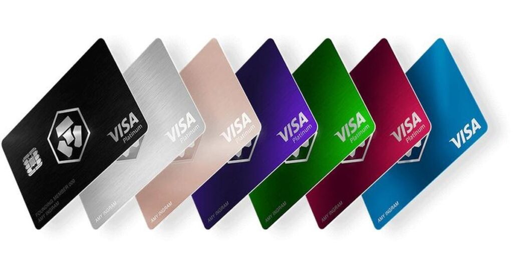 Crypto.com Prepaid-Kryptokarte von Pinterest