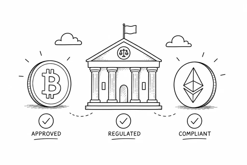 crypto regulation and legal status.