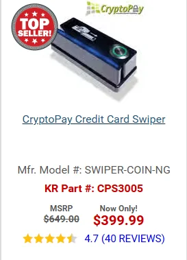 CryptoPay Swiper price