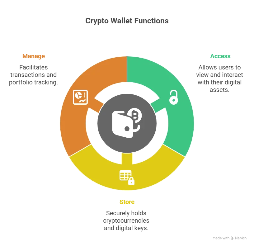 Crypto wallet functions