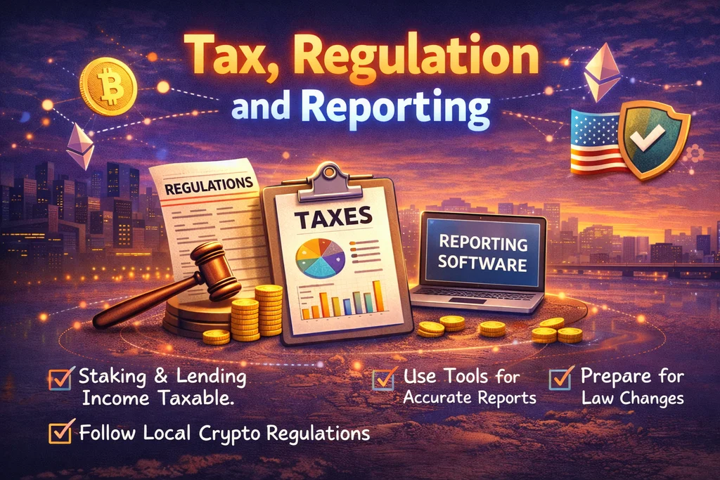 Image depicting tax, regulations and reporting