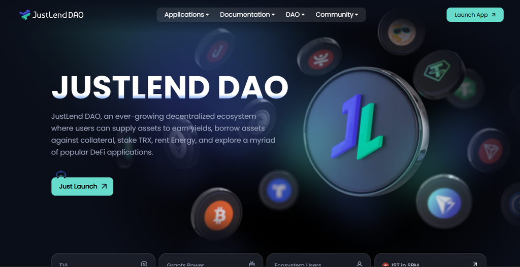 Just Lend 主页