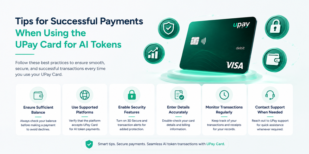 Tips for successful payments using the UPay Card