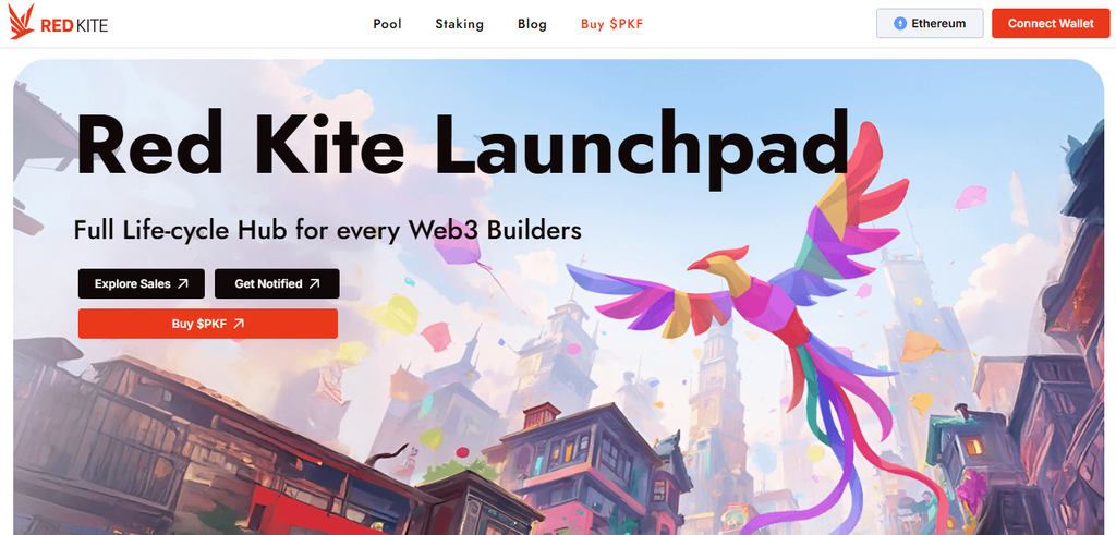 Red kite launchpad