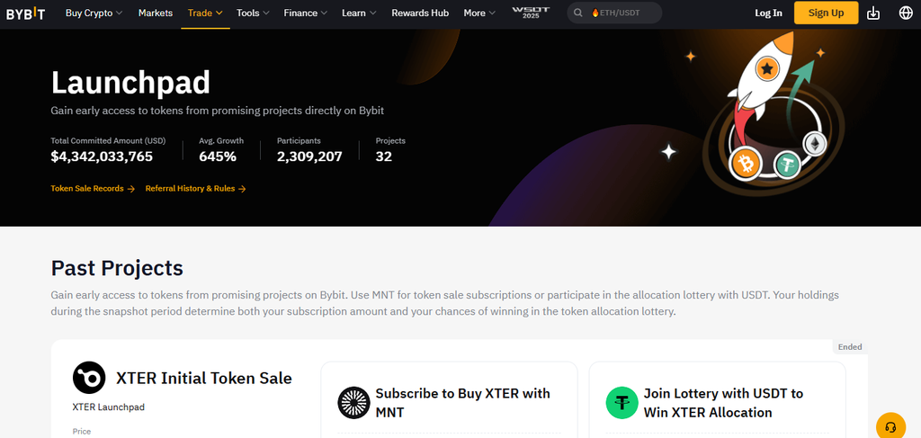 Bybit launchpad
