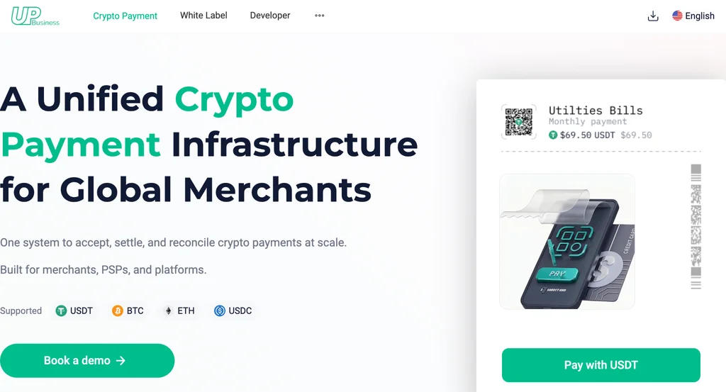 UPay dashboard interface